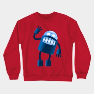 Robot says hi Crewneck Sweatshirt